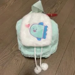 ミントグリーンの魚キャラクター小型バッグ