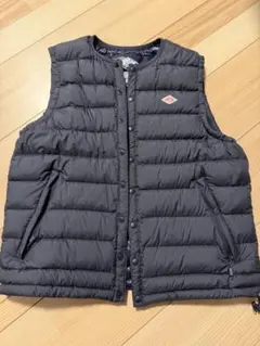 DANTON ダークネイビー　ダウンベスト XS
