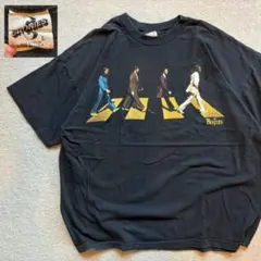 入手困難☆90s USA製 ビートルズ アビイロード タイダイ ロンT XL