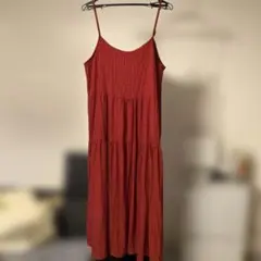 cocomomo キャミワンピース　レッド