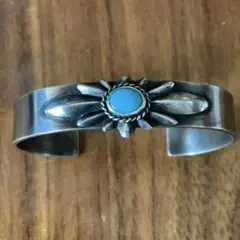 LHNJewelry ハンドメイド スターリングシルバー x ラピス バングル