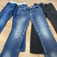 ジーパン3枚セット　110cm