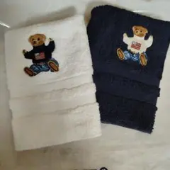 ラルフローレン タオルハンカチ ベアー