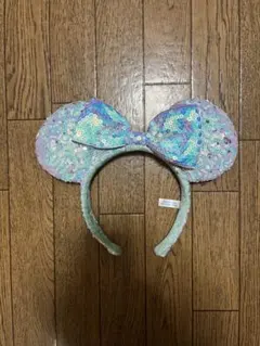 ディズニー ミッキー耳 スパンコールカチューシャ