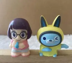 妖怪ウォッチ指人形　フィギュア　イナホ＆うさぴょん