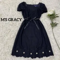 M'S GRACY 半袖ひざ丈ワンピース 38 - メルカリ