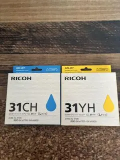RICOH GXカートリッジ2個セット 31MH、31YH - メルカリ