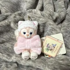 香港ディズニーリーナベル ぬいぐるみキーチェーン リボン 冬　タグ付き