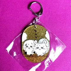 ちいかわラメアクリルキーホルダー5 ラッコ＆モモンガ