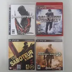 海外版 PROTOTYPE・CALLofDUTY 2本・THE SABOTEUR