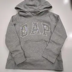 GAP グレー フード付きパーカー 130