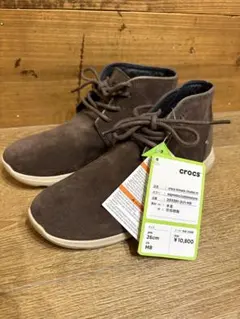 新品サイズ26㎝！crocs Kinsale Chukka men本革クロックスのサムネイル