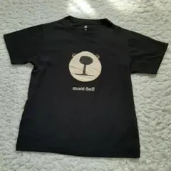 mont-bell キッズ 半袖Tシャツ クマ ブラック　140 熊