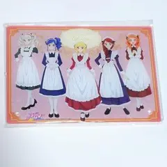 シンデレラストーリー背景アクリル表札＊4辺45度斜めカット鏡面 