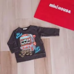 DOUBLE.B❤ミキハウス トレーナー 立体 ビーくん 日本製 70サイズ