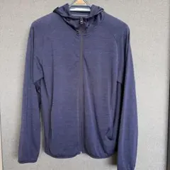 UNIQLO フード付きジャケット L ネイビー
