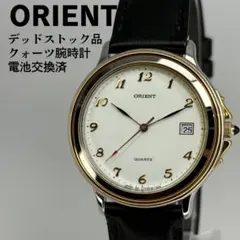 ✨ほぼ新品✨ORIENT 自動巻き 腕時計 スモセコ 裏スケ F622-UAB0