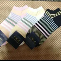 POLO RALPH LAUREN レディース ソックス 3足セットのサムネイル