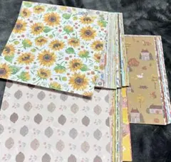 デザインペーパー　折り紙　おりがみ　まとめ売り　おすそ分け　150枚　④