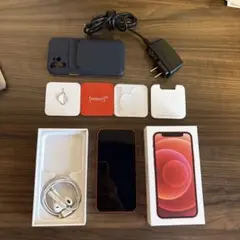 Apple iPhone 12 mini （RED)本体　64GB 超美品