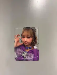 FRUITS ZIPPER クリアトレーディングカード 仲川瑠夏