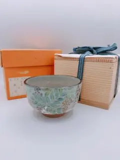 寺尾陶象 乾山秋草 京焼 共箱 抹茶碗 - メルカリ
