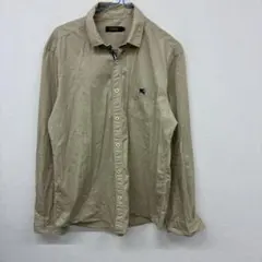 Burberry BLACK label 長袖シャツ　ベージュ　サイズ2 ◎61のサムネイル