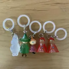 【おまけ付き】ムーミン　ガチャガチャ　めじるしアクセサリー　4点＋1点付き