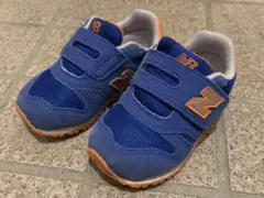 ニューバランス 373 13cm ブルー オレンジ