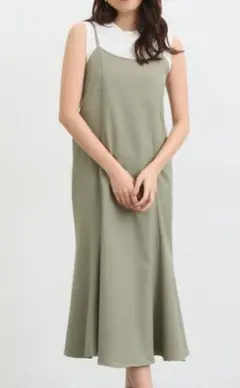 Honeys 　キャミワンピース 　カーキ　Mサイズ