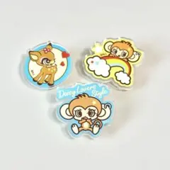 セリア デイジーラバーズ アクリルクリップ 3個セット