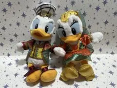 東京ディズニーシー20周年　ドナルド、ディジーぬいぐるみバッジセット