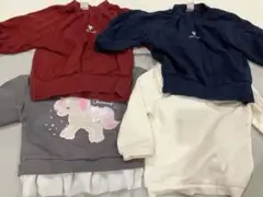 petit main等 トレーナー 4点セット 女の子 サイズ80
