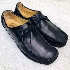 【極美品】Clarks 8.5クラークス ナタリー ブラック レザー 26.5