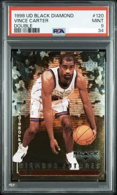 1998 UD BLACK DIAMOND VINCE CARTER RC