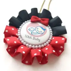 [m-49] マタニティマーク ロゼット