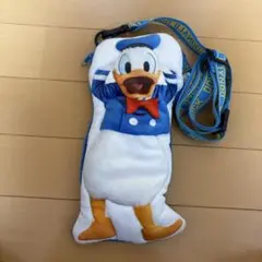ディズニーリゾートドナルドショルダーバッグ 実写 ドナルドダックポシェット