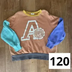 BREEZE ブリーズ　ヴィンテージカレッジトレーナー　120