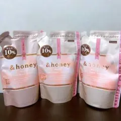 増量　&honey メルティ モイストリペア シャンプー　トリートメント　３袋のサムネイル