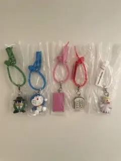 도라에몽 ひみつ道具カラフルマルチチャーム 全5種コンプリート