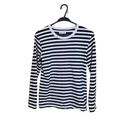 〈美品〉agnes b. アニエスベー ボーダー 長袖 カットソー S