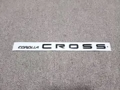 海外仕様 トヨタ 社外品 10 カローラクロス リアエンブレム cross 
