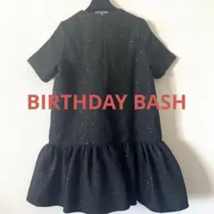 【BIRTHDAY BASH】ワンピース ツイード ペプラムワンピース キラキラ