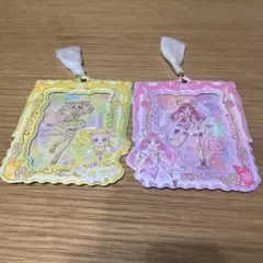 プリキュア キャラクターイラストキーホルダー　カードホルダー