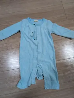 ベビー ロンパース 水色 80cm