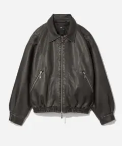 HARE レザーナカワタコンパクトブルゾン　短丈　ライダース　中綿