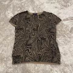 CHAPS 柄Tシャツ ペイズリー柄 Tシャツ 古着 Sサイズ