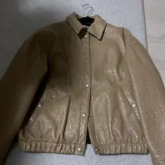 レザー ブルゾン