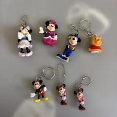 ディズニー レトロ キーホルダー ストラップ