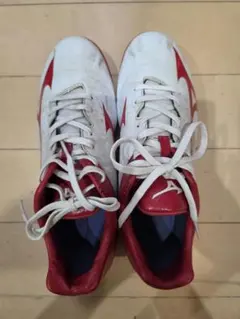 NIKE ホワイト レッド レディース 野球スパイク ソフトボールスパイク